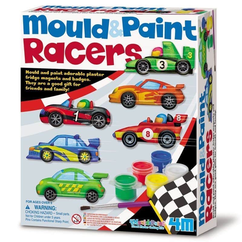 יצירה בגבס - מכוניות מרוץ | 4M