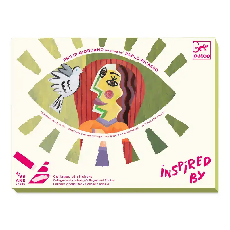 יצירה בהשראת אמנים - פיקאסו הדבקה | Djeco