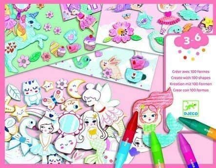 יצירה לקטנים-עולם יצירה ורוד | Djeco