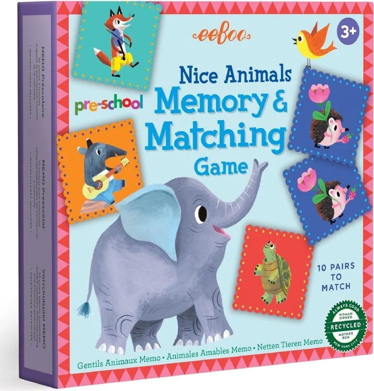 משחק זיכרון חיות | EEBOO