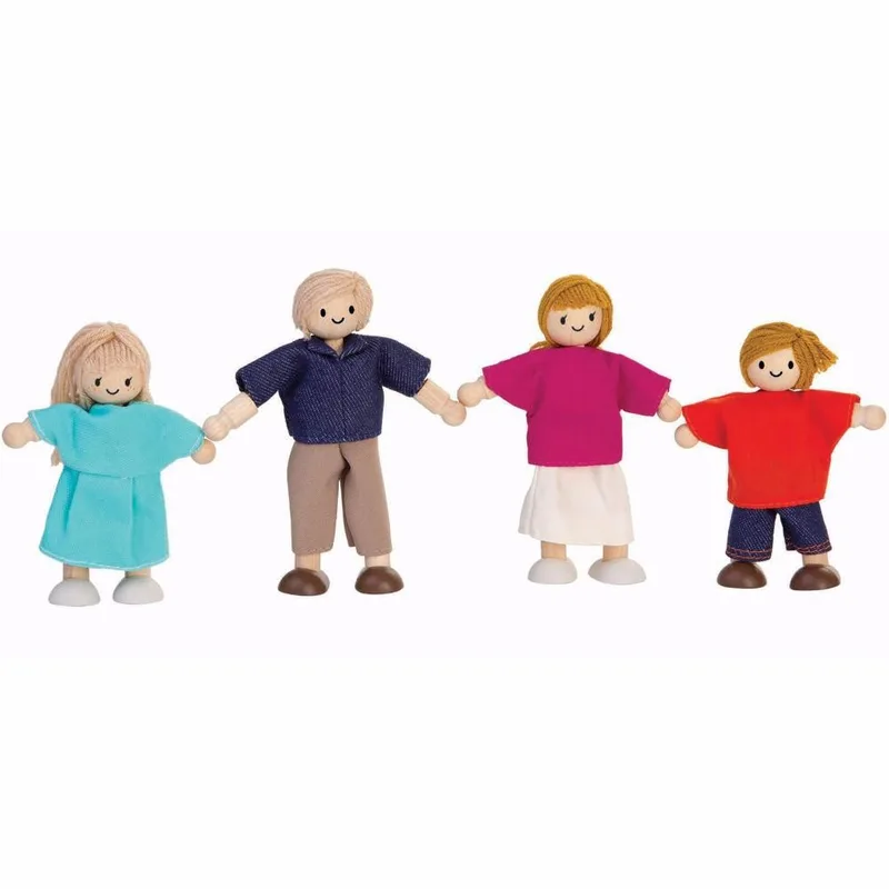 משפחת בובות מעץ | Plan Toys