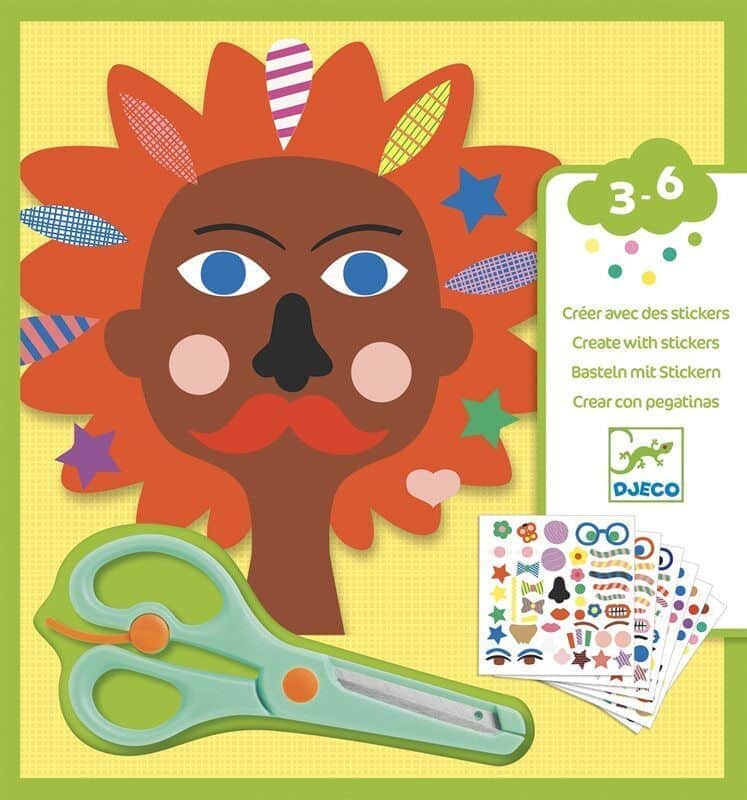 יצירה - תספורות עם מספריים | Djeco