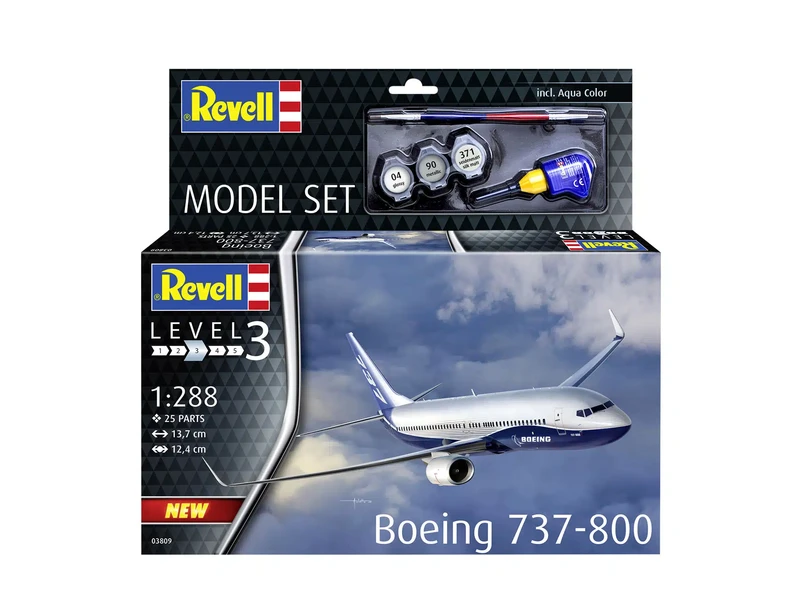 ערכת הרכבה – מטוס בואינג 737-800 (1:288) |Ravell