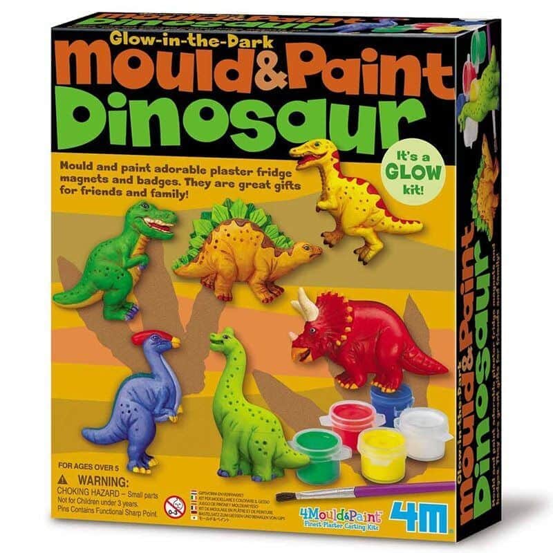 מגנטים גבס – דינוזאורים זוהרים