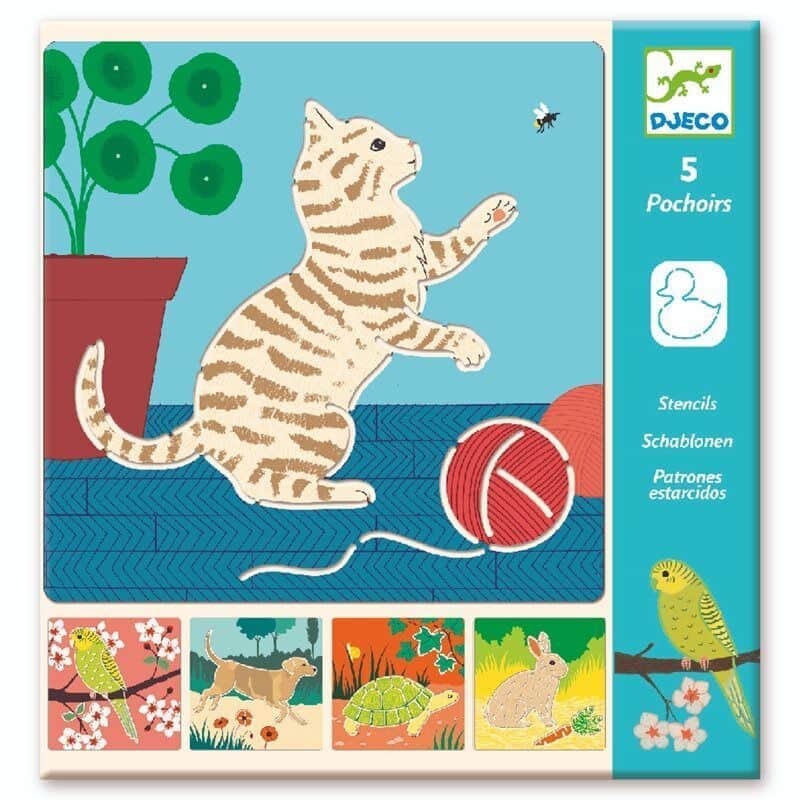 יצירה - שבלונות חברים חמודים | Djeco