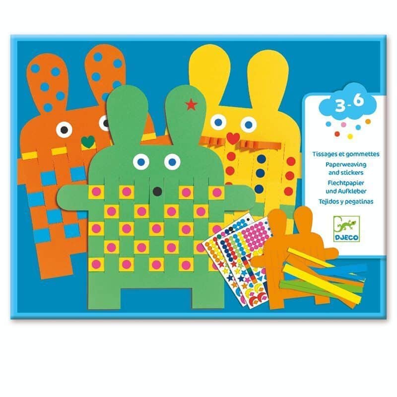 Djeco יצירה לקטנטנים - ארנבים שתי וערב