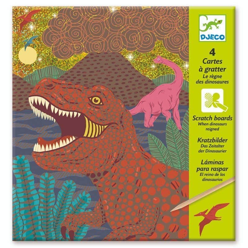 יצירה חריטה - דינוזאורים | Djeco