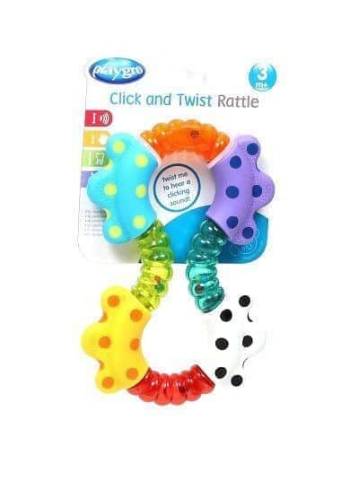 רעשן קליק וטוויסט | פליגרו PLAYGRO