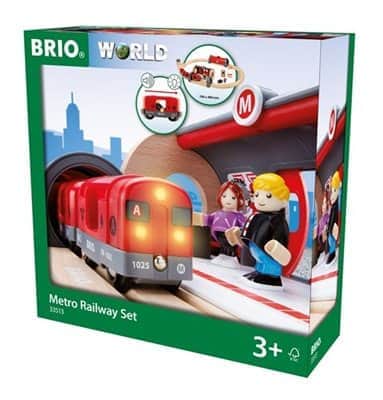 סט רכבת מטרו - +אור וקול BRIO בריו