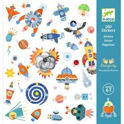 יצירה 160 מדבקות - בין הכוכבים | Djeco