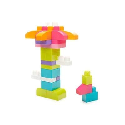מגה בלוקס 80 חלקים - ורוד