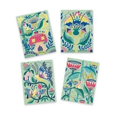 יצירה חריטה -גן פנטסטי | Djeco