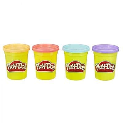 פליידו play-doh | מילוי 4 צבעים פסטלי