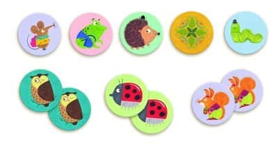 משחק זיכרון חיות יער | Djeco