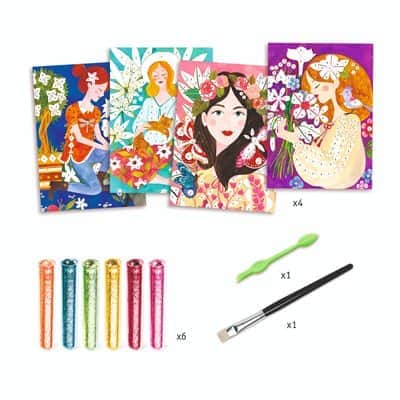 יצירה חול נצנצים ריח הפריחה | Djeco