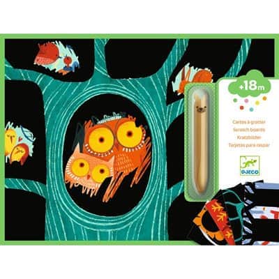 יצירה לקטנטנים - גירוד לומדים על טבע| Djeco