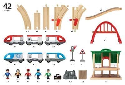 סט מסילה + 2 רכבות נוסעות | BRIO