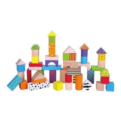 קוביות עץ 50 חלקים |Viga
