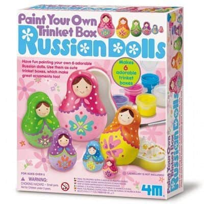 יצירה קופסאות תכשיטים מטריושקה |4M