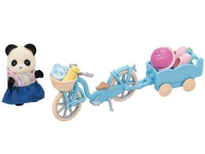משפ' סילבניאן | פנדה עם אופניים ועגלה