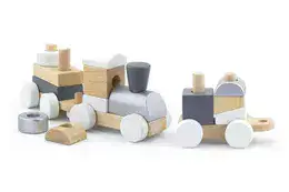 רכבת אפורה מעץ | ויגה