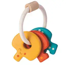 רעשן מפתחות מעץ | PLAN TOYS