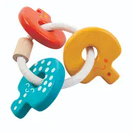 רעשן מפתחות מעץ | PLAN TOYS