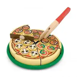 ערכה מעץ להכנת פיצה | מליסה ודאג Melissa And Doug