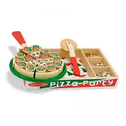 ערכה מעץ להכנת פיצה | מליסה ודאג Melissa And Doug