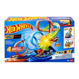הוט ווילס מארז ממונע 4 לופים אין סופיים | Hot Wheels