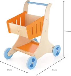 עגלת קניות מעץ VIGA