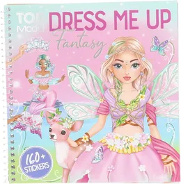 חוברת מדבקות DRESS ME UP פנטזיה | TOP MODEL