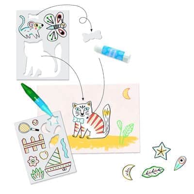 יצירה לקטנים-עולם יצירה חיות| Djeco