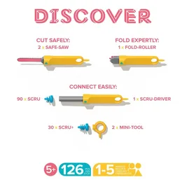 ערכת מקדו משפחתית Discover |Makedo