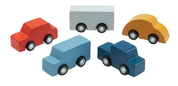 סט מכוניות מעץ | Plan Toys