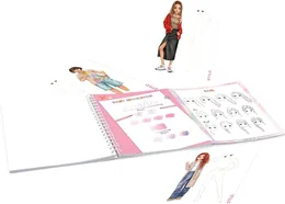 חוברת צביעה Fashion Design | טופ מודל