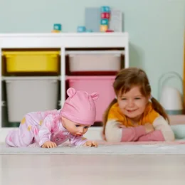 בובת בייבי אנאבל | אמילי זוחלת ולומדת ללכת 43 ס"מ