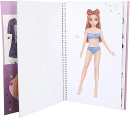 חוברת מדבקות אופנה וסטייל Dress Me UP | טופ מודל