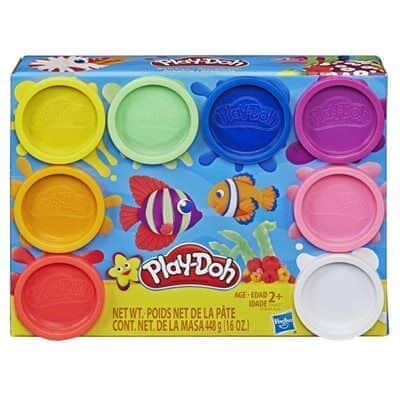 Play Doh 8 צבעים בסיסים