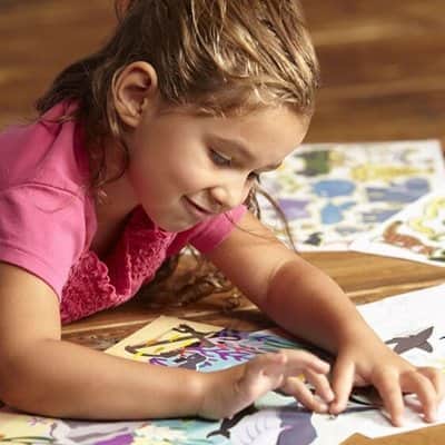 חוברת מדבקות רב פעמיות חיות וסביבתן |מליסה אנד דאג