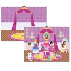 חוברת מדבקות רב פעמיות ארמון נסיכות | מליסה אנד דאג