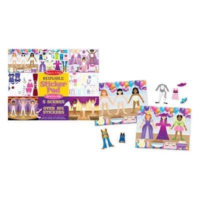 חוברת מדבקות רב פעמיות הלבשה | מליסה אנד דאג