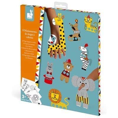 צביעת בובות אצבע