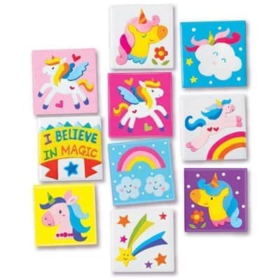 אמנות בחרסינה מגנטים חדי-קרן