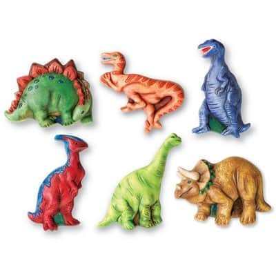 מגנטים גבס – דינוזאורים זוהרים