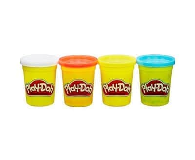 פליידו play-doh | מילוי 4 צבעים קלאסי