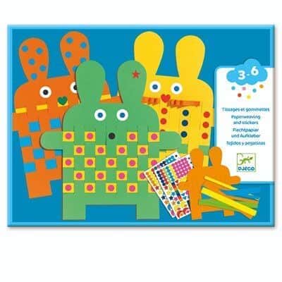 Djeco יצירה לקטנטנים - ארנבים שתי וערב