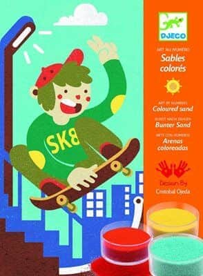 יצירה חול- ספורט על בורד