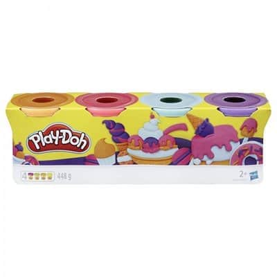 פליידו play-doh | מילוי 4 צבעים פסטלי