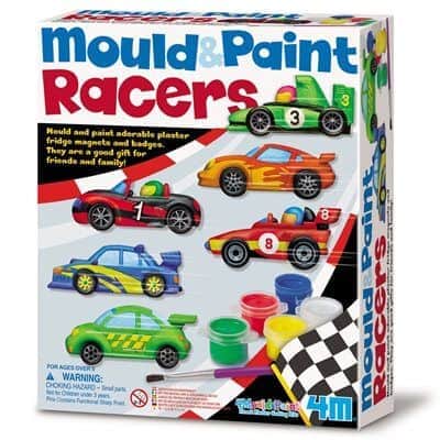 יצירה בגבס - מכוניות מרוץ | 4M